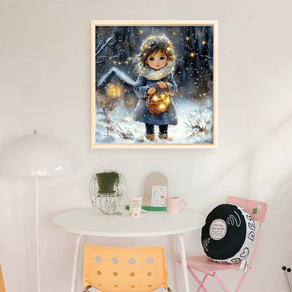 Girls - 14CT Stamped Cross Stitch 50*50CM