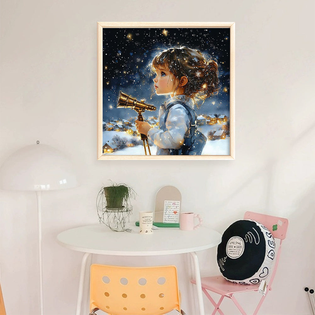 Girls - 14CT Stamped Cross Stitch 50*50CM