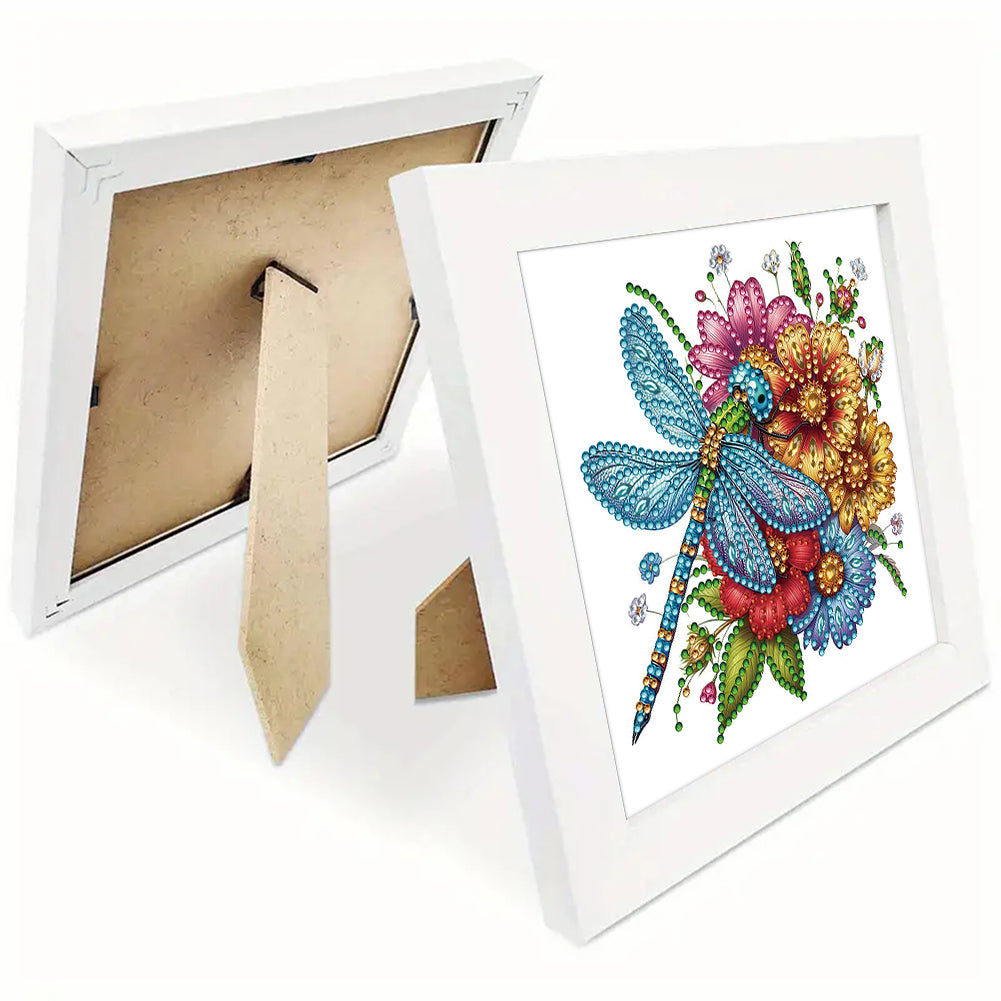 Dragonfly - Special Shaped Drill Diamond Painting 18*18CM