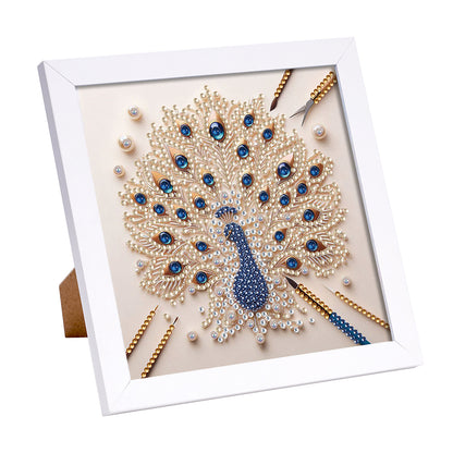 Peacock - Special Shaped Drill Diamond Painting 18*18CM