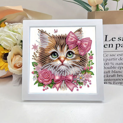 Cat - Special Shaped Drill Diamond Painting 18*18CM