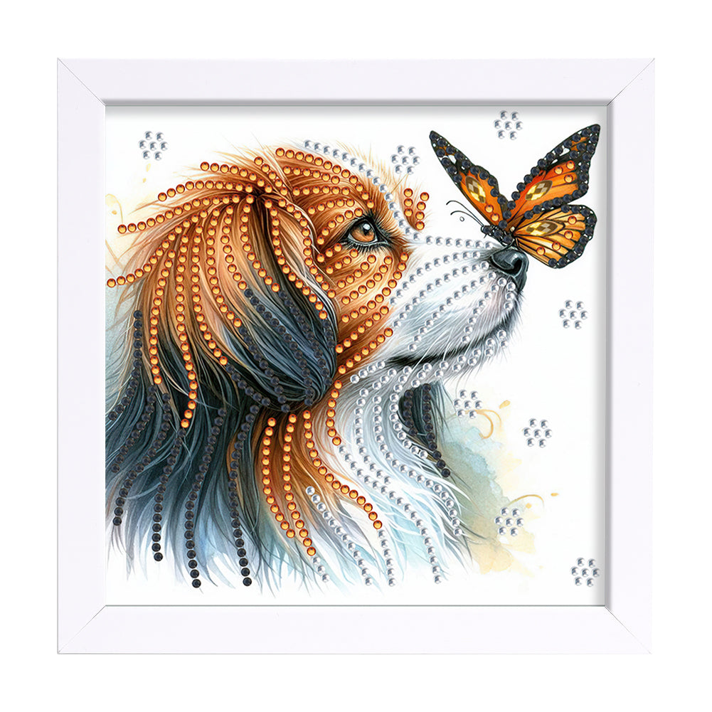 Puppy - Special Shaped Drill Diamond Painting 18*18CM