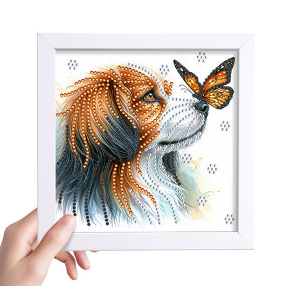 Puppy - Special Shaped Drill Diamond Painting 18*18CM