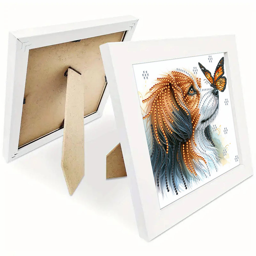 Puppy - Special Shaped Drill Diamond Painting 18*18CM