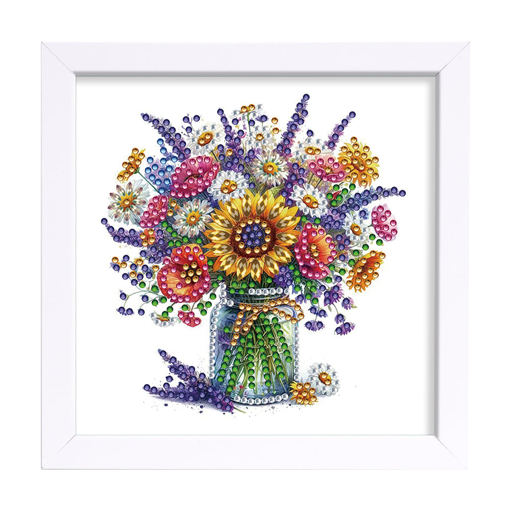 Bouquet - Special Shaped Drill Diamond Painting 18*18CM
