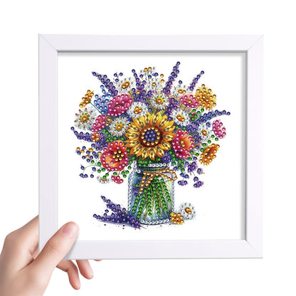 Bouquet - Special Shaped Drill Diamond Painting 18*18CM