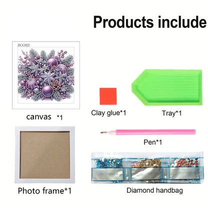 Christmas Decoration - Special Shaped Drill Diamond Painting 18*18CM