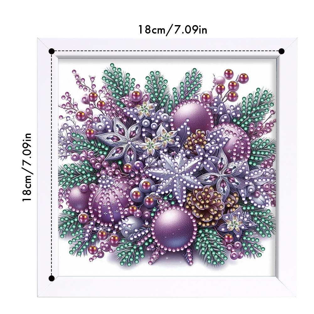 Christmas Decoration - Special Shaped Drill Diamond Painting 18*18CM