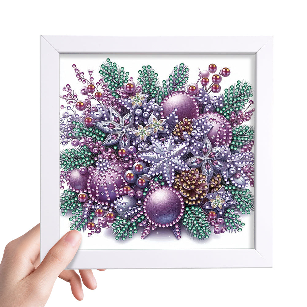 Christmas Decoration - Special Shaped Drill Diamond Painting 18*18CM