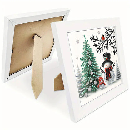 Christmas Snowman - Special Shaped Drill Diamond Painting 18*18CM