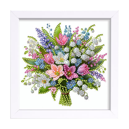 Bouquet - Special Shaped Drill Diamond Painting 18*18CM