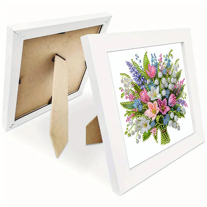 Bouquet - Special Shaped Drill Diamond Painting 18*18CM
