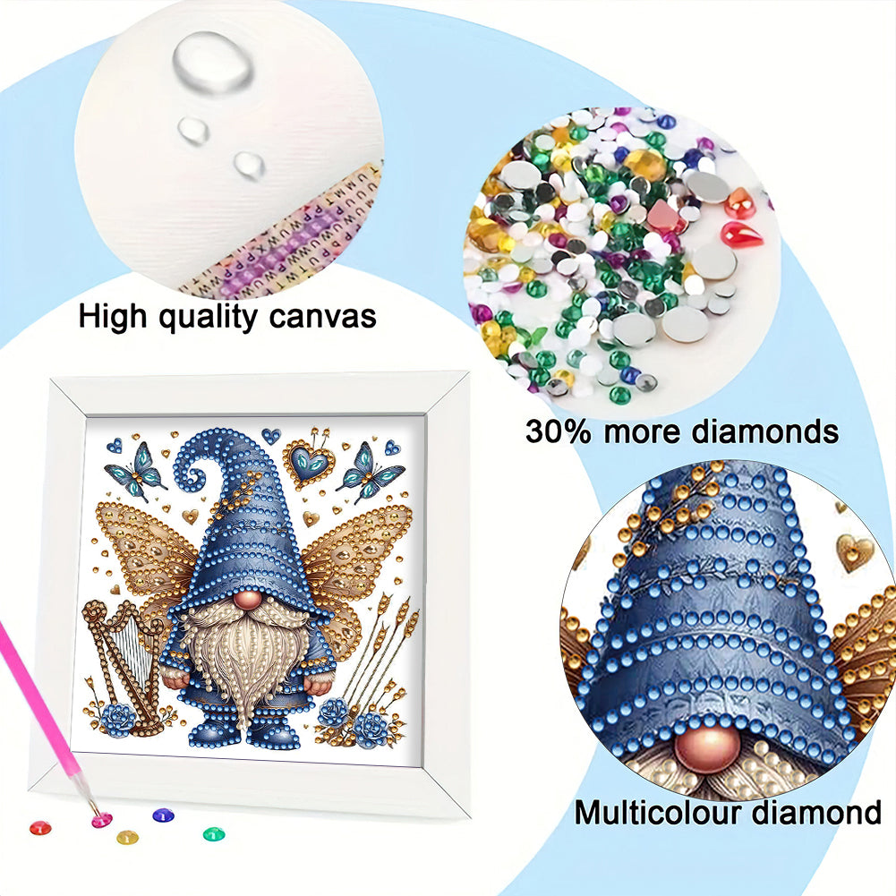 Gnome - Special Shaped Drill Diamond Painting 18*18CM