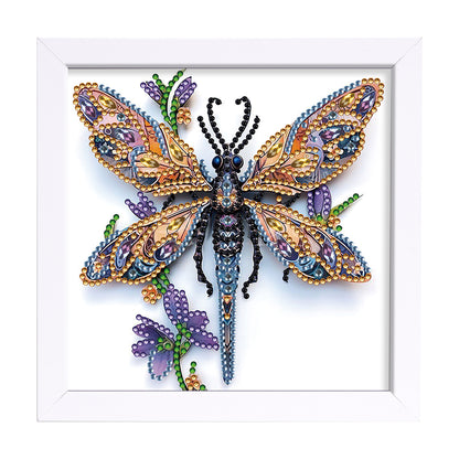 Dragonfly - Special Shaped Drill Diamond Painting 18*18CM