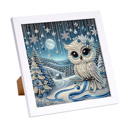 Owl - Special Shaped Drill Diamond Painting 18*18CM