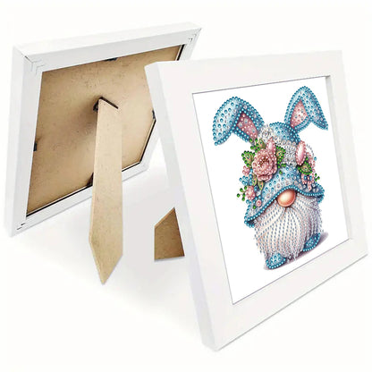 Bunny Ear Gnome - Special Shaped Drill Diamond Painting 18*18CM