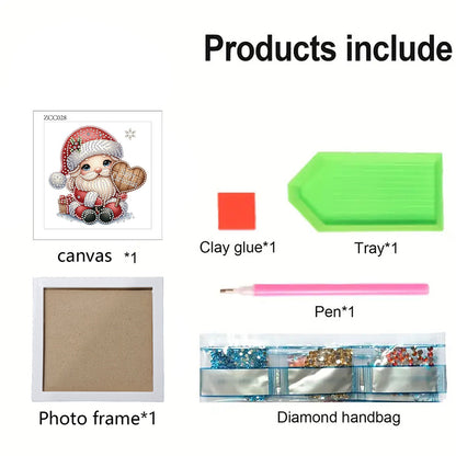 Santa Claus - Special Shaped Drill Diamond Painting 18*18CM