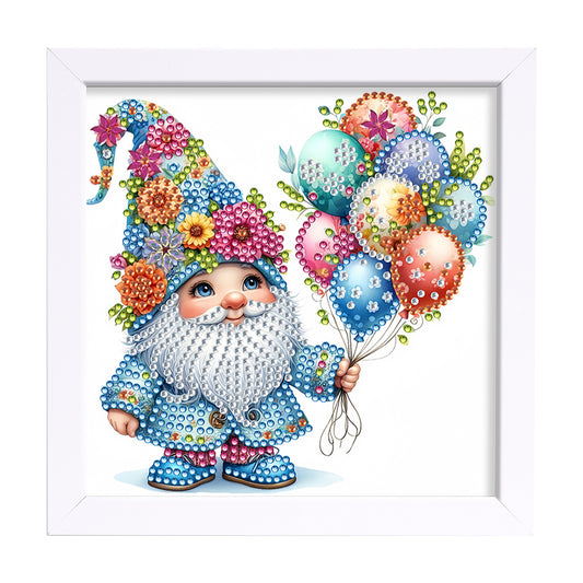 Balloon Gnome - Special Shaped Drill Diamond Painting 18*18CM