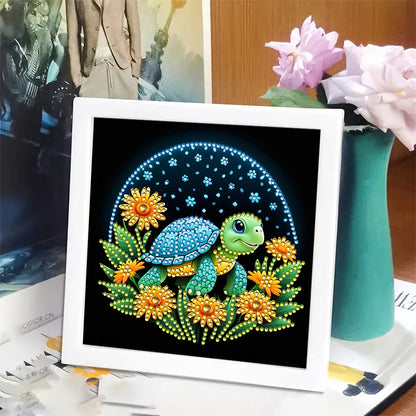 Sea Turtle - Special Shaped Drill Diamond Painting 18*18CM