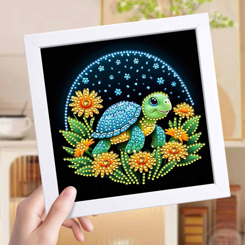 Sea Turtle - Special Shaped Drill Diamond Painting 18*18CM