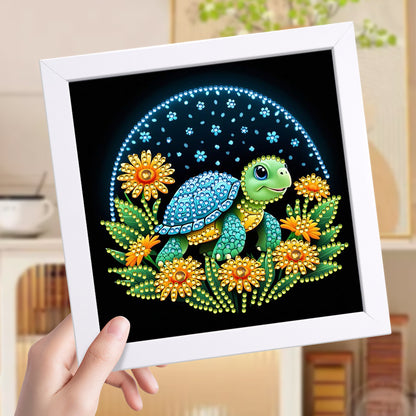 Sea Turtle - Special Shaped Drill Diamond Painting 18*18CM