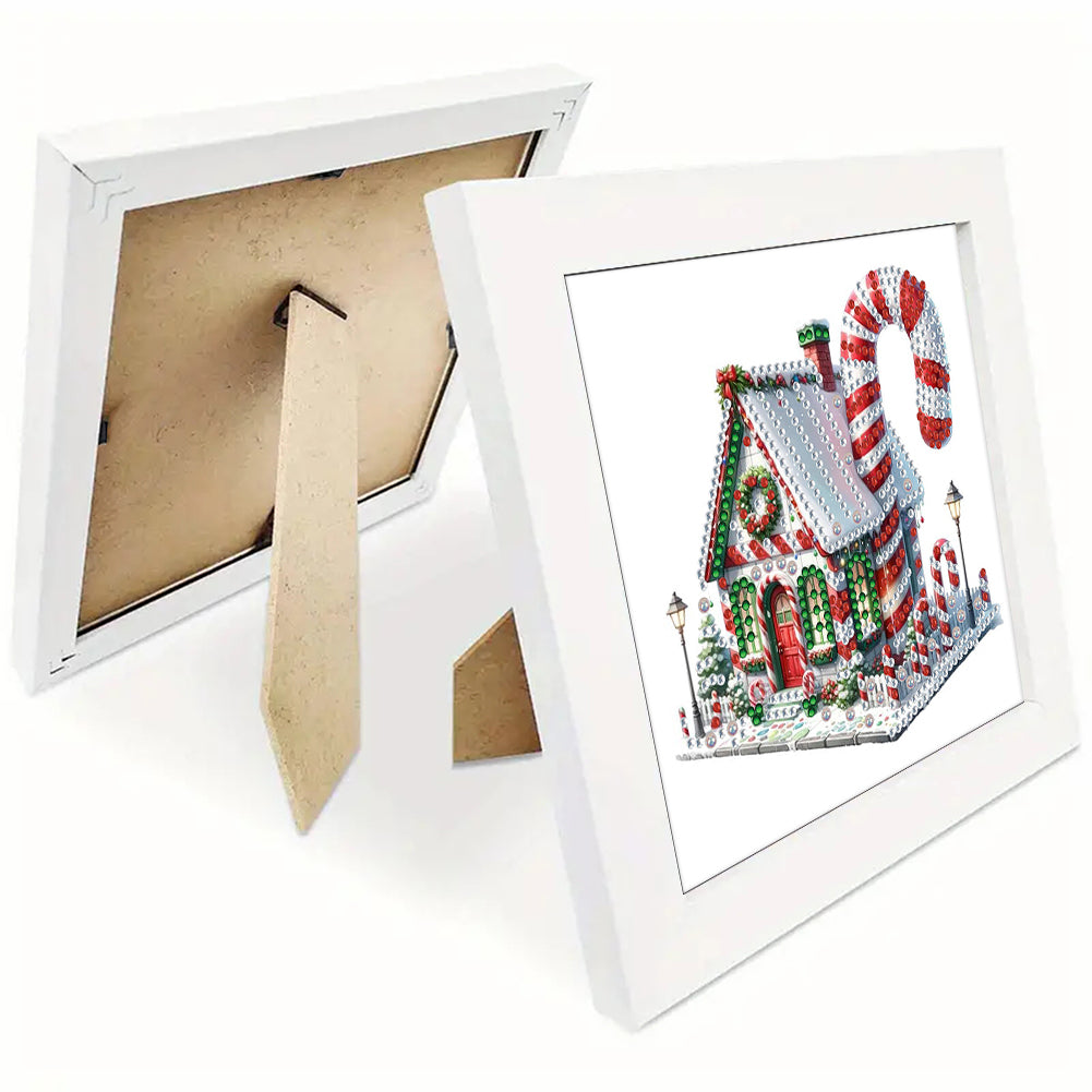 Christmas Candy House - Special Shaped Drill Diamond Painting 18*18CM