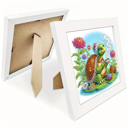 Turtle Grandma - Special Shaped Drill Diamond Painting 18*18CM