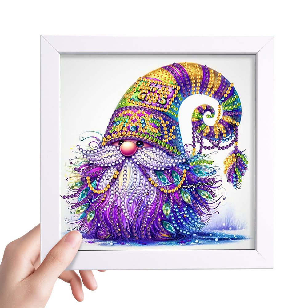 Bearded Gnome - Special Shaped Drill Diamond Painting 18*18CM