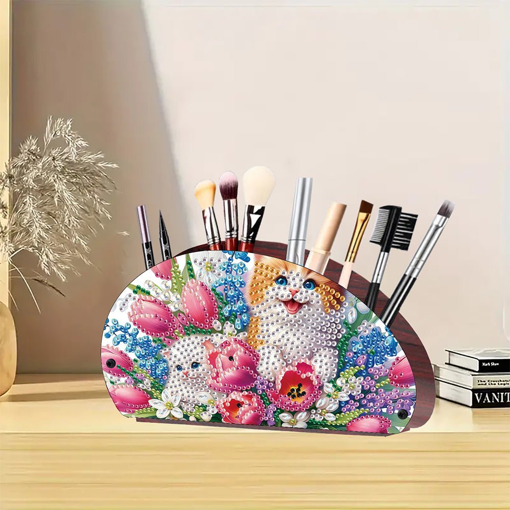 Wooden Animals DIY Rhinestones Storage Holder Diamond Painting Organizer Rack