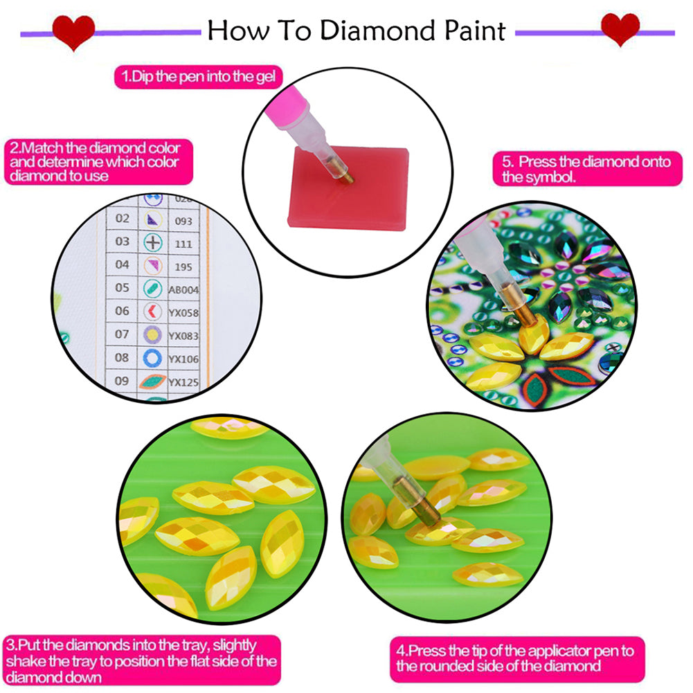 Wooden Animals DIY Rhinestones Storage Holder Diamond Painting Organizer Rack
