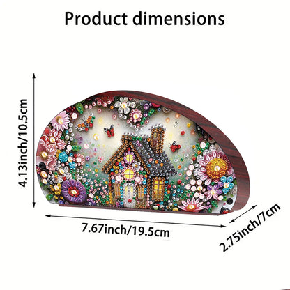Wooden Animals DIY Rhinestones Storage Holder Diamond Painting Organizer Rack