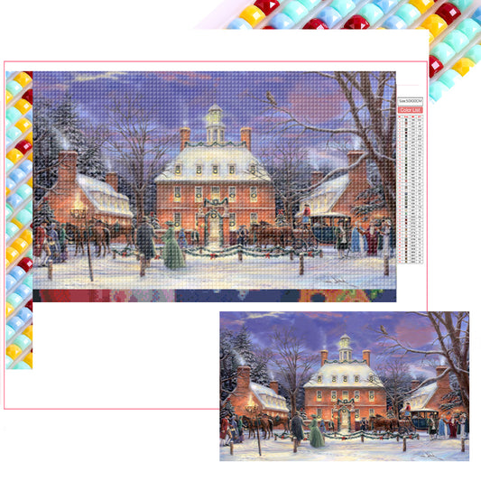 Castle - Full Square Drill Diamond Painting 50*30CM
