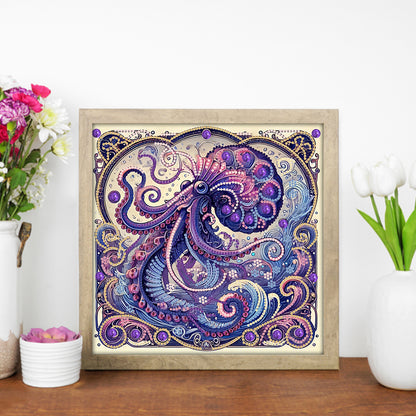 Octopus - Special Shaped Drill Diamond Painting 30*30CM