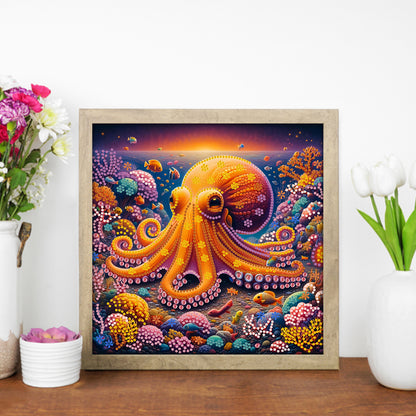 Octopus - Special Shaped Drill Diamond Painting 30*30CM