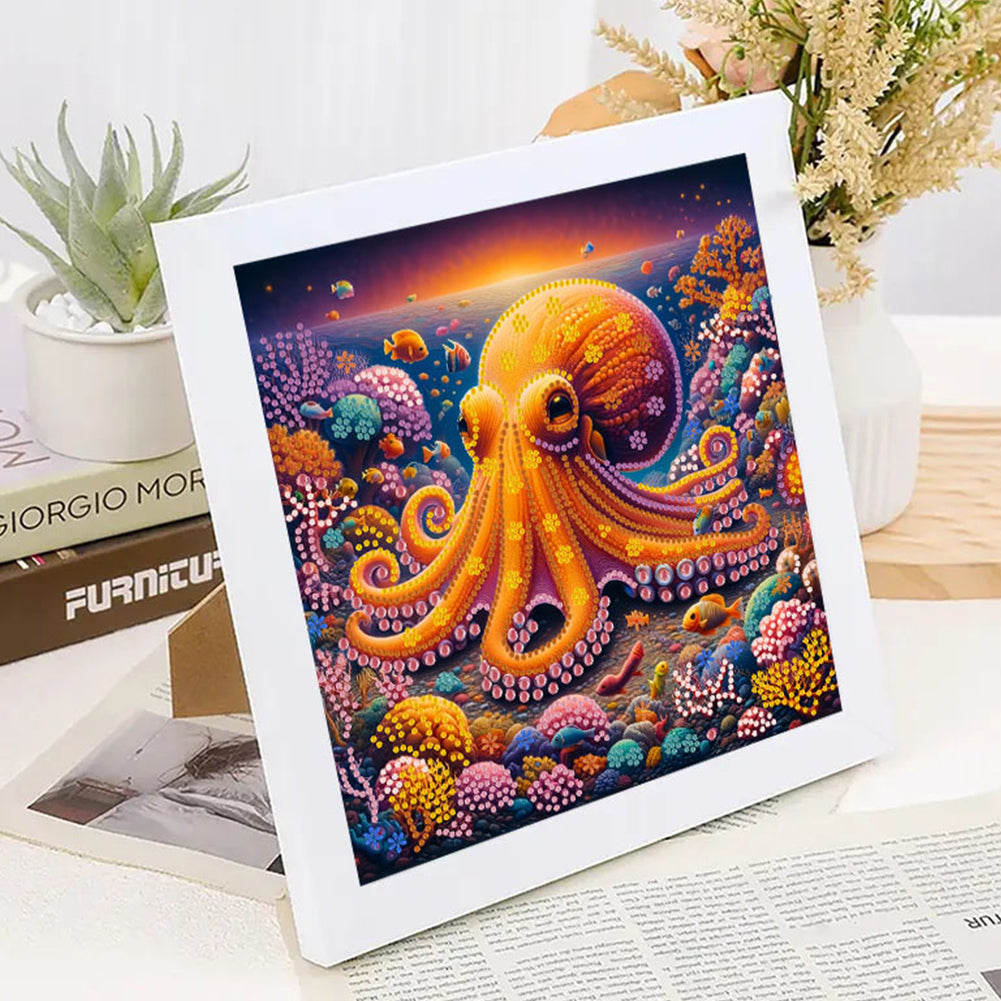 Octopus - Special Shaped Drill Diamond Painting 30*30CM