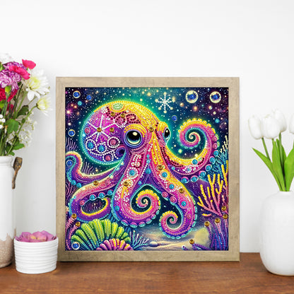 Octopus - Special Shaped Drill Diamond Painting 30*30CM