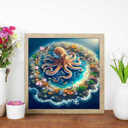 Octopus - Special Shaped Drill Diamond Painting 30*30CM