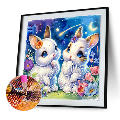 Rabbit - Special Shaped Drill Diamond Painting 30*30CM
