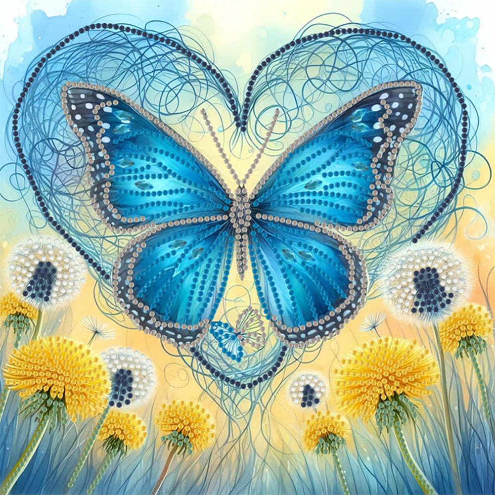 Butterfly - Special Shaped Drill Diamond Painting 30*30CM