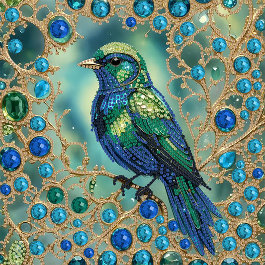 Crow - Special Shaped Drill Diamond Painting 30*30CM