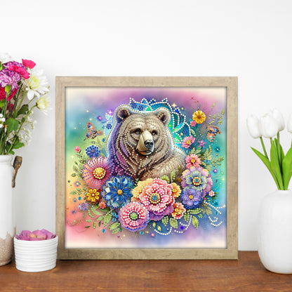 Bear - Special Shaped Drill Diamond Painting 30*30CM