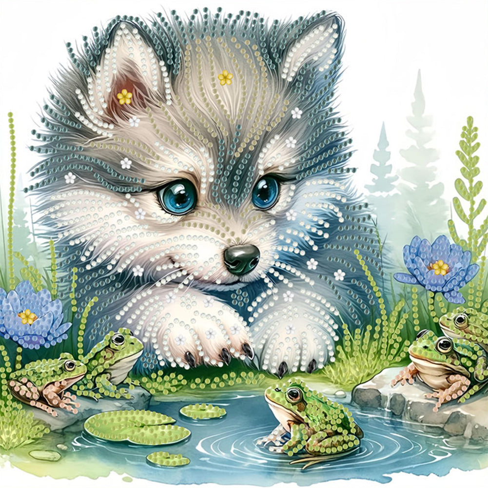 Wolf - Special Shaped Drill Diamond Painting 30*30CM