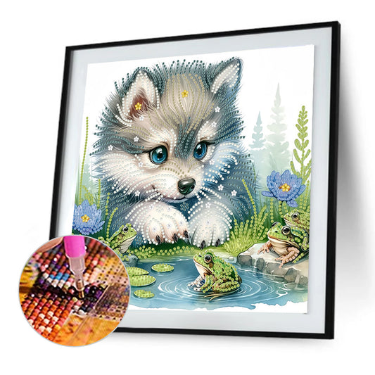 Wolf - Special Shaped Drill Diamond Painting 30*30CM
