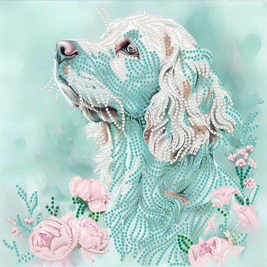 Dog - Special Shaped Drill Diamond Painting 30*30CM
