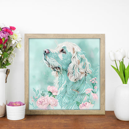 Dog - Special Shaped Drill Diamond Painting 30*30CM