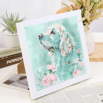 Dog - Special Shaped Drill Diamond Painting 30*30CM