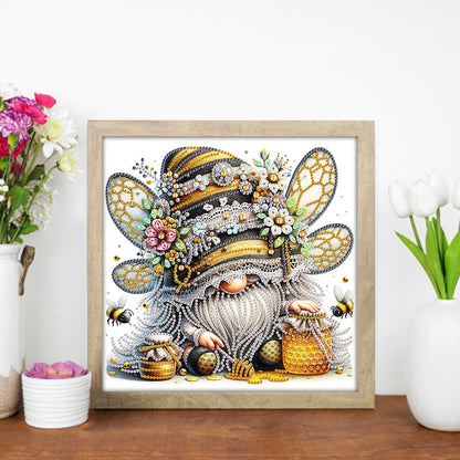 Bee Gnome - Special Shaped Drill Diamond Painting 30*30CM