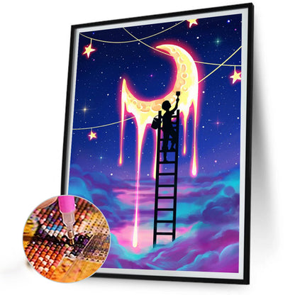 The Man Who Draws The Starry Sky - Full AB Round Drill Diamond Painting 40*50CM