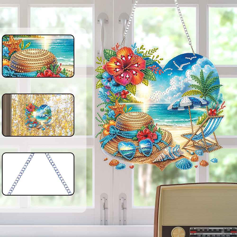 2D Flat DIY Diamond Art Pendant Diamond Painting Set Home Wall Decoration Crafts