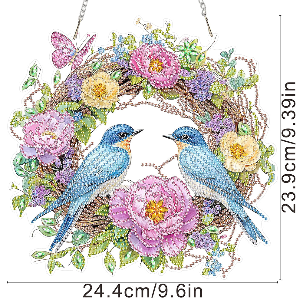 2D Flat DIY Diamond Art Pendant Diamond Painting Set Home Wall Decoration Crafts